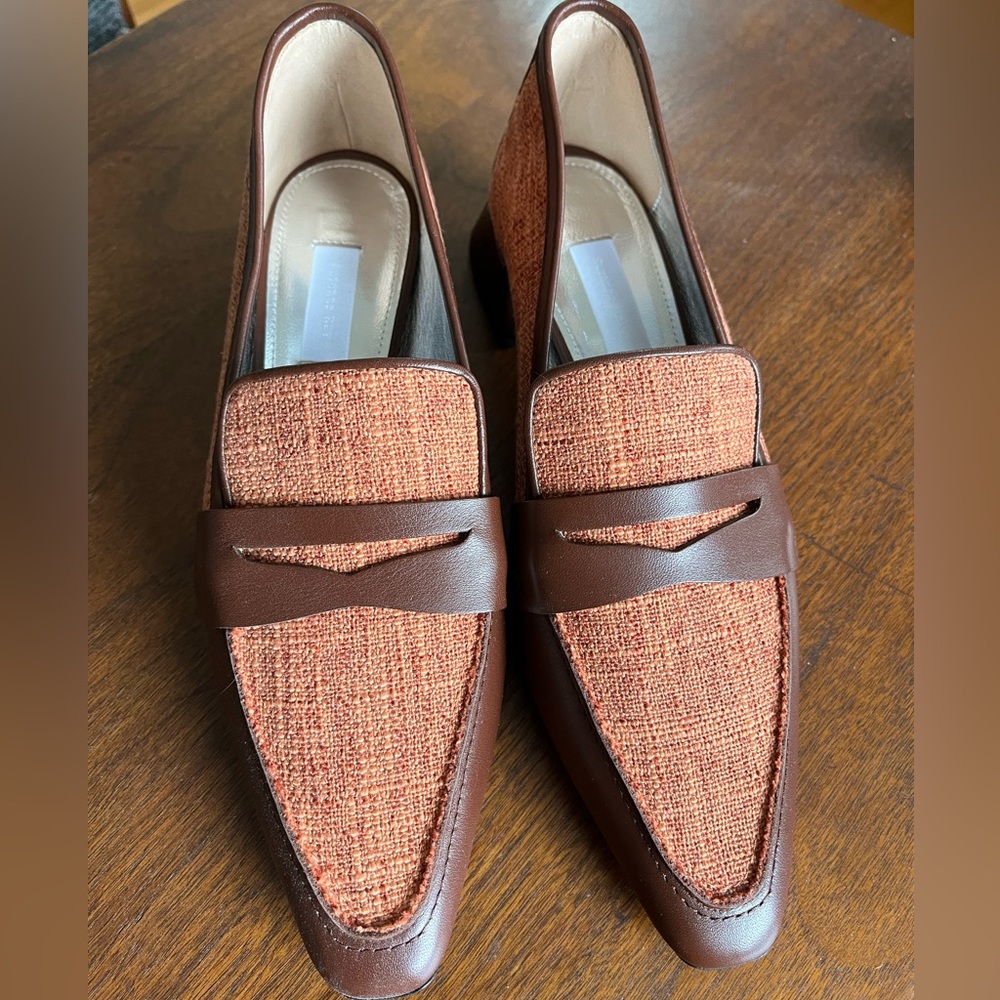 Suzanne Rae Pointed Loafer in Rust/Sequoia size 39 New in box! NWT - Picture 4 of 7